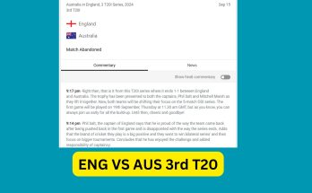 ENG vs AUS 3rd T20