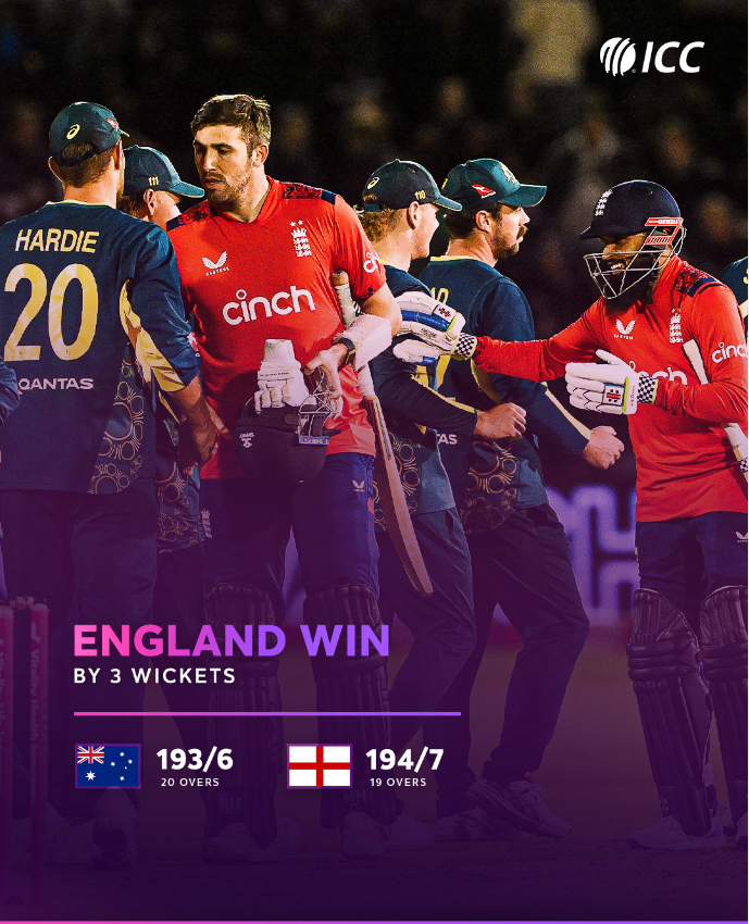 ENG vs AUS 2nd T20 Final Scorecard