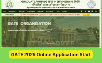 GATE 2025 Online Application Start